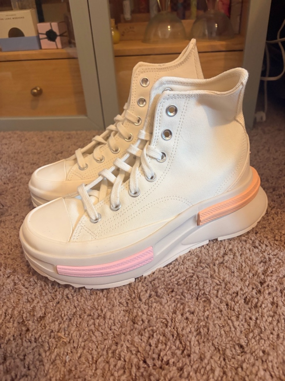 Converse Run Star Legacy CX Platform High Top Womens Canvas Shoes
